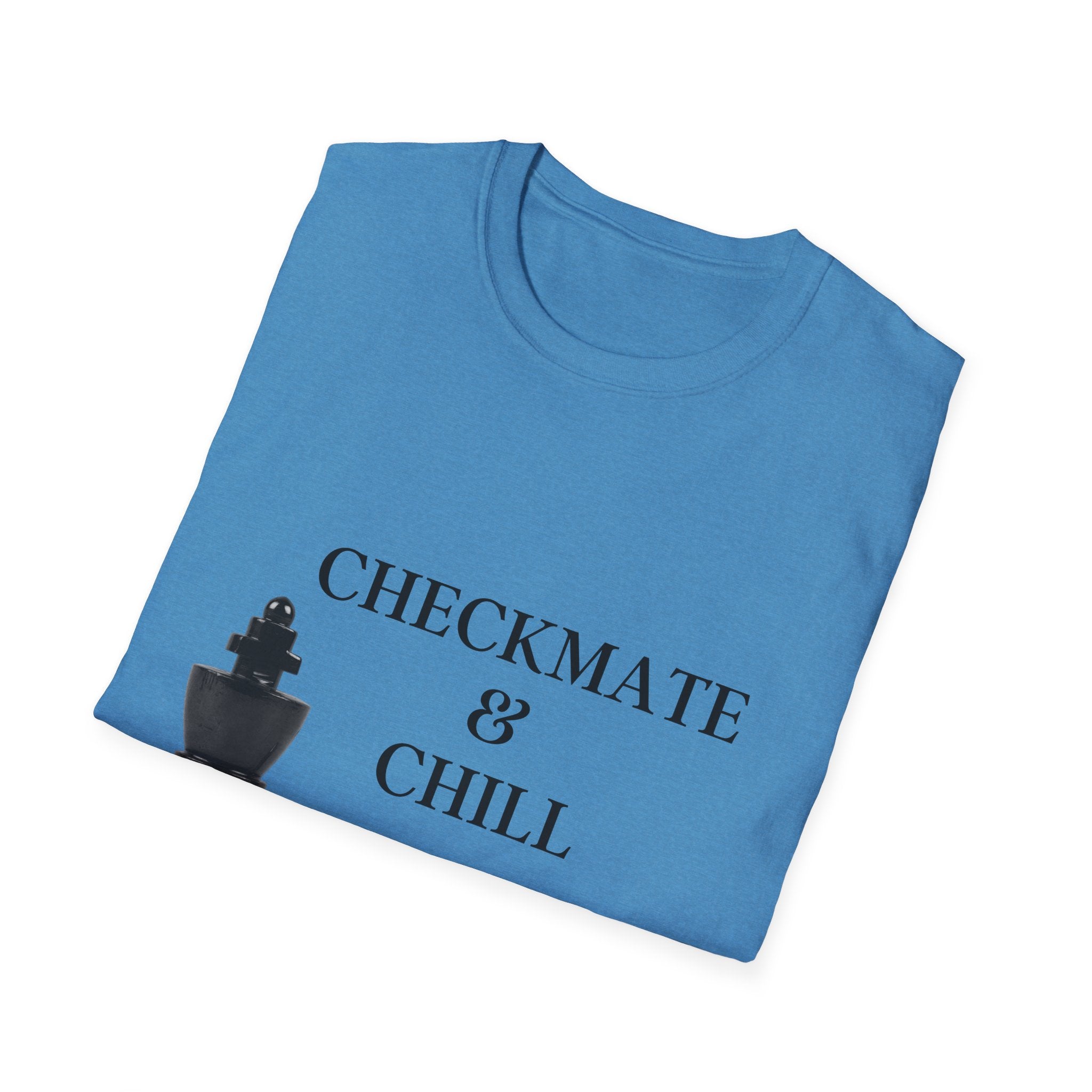 Checkmate & Chill Unisex Softstyle T-Shirt, Chess Gift