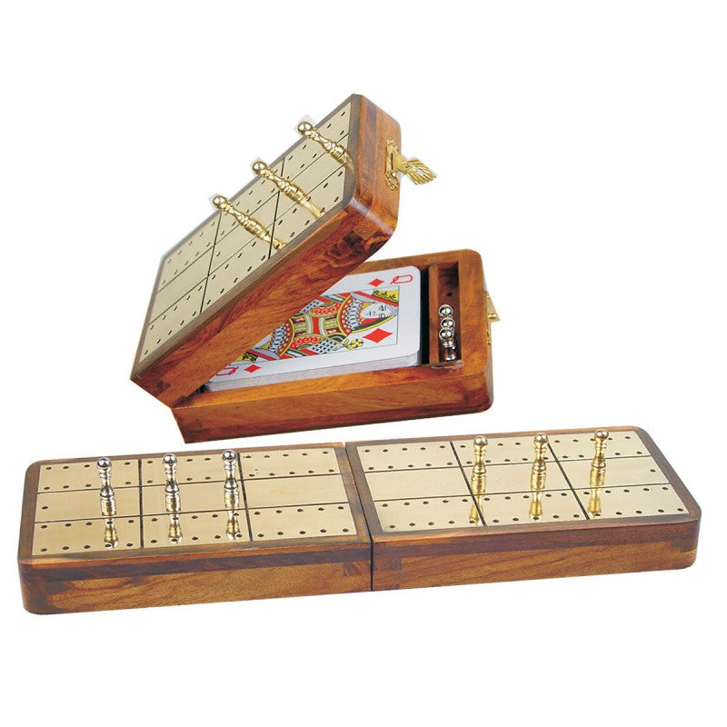 Wooden Folding Cribbage Board