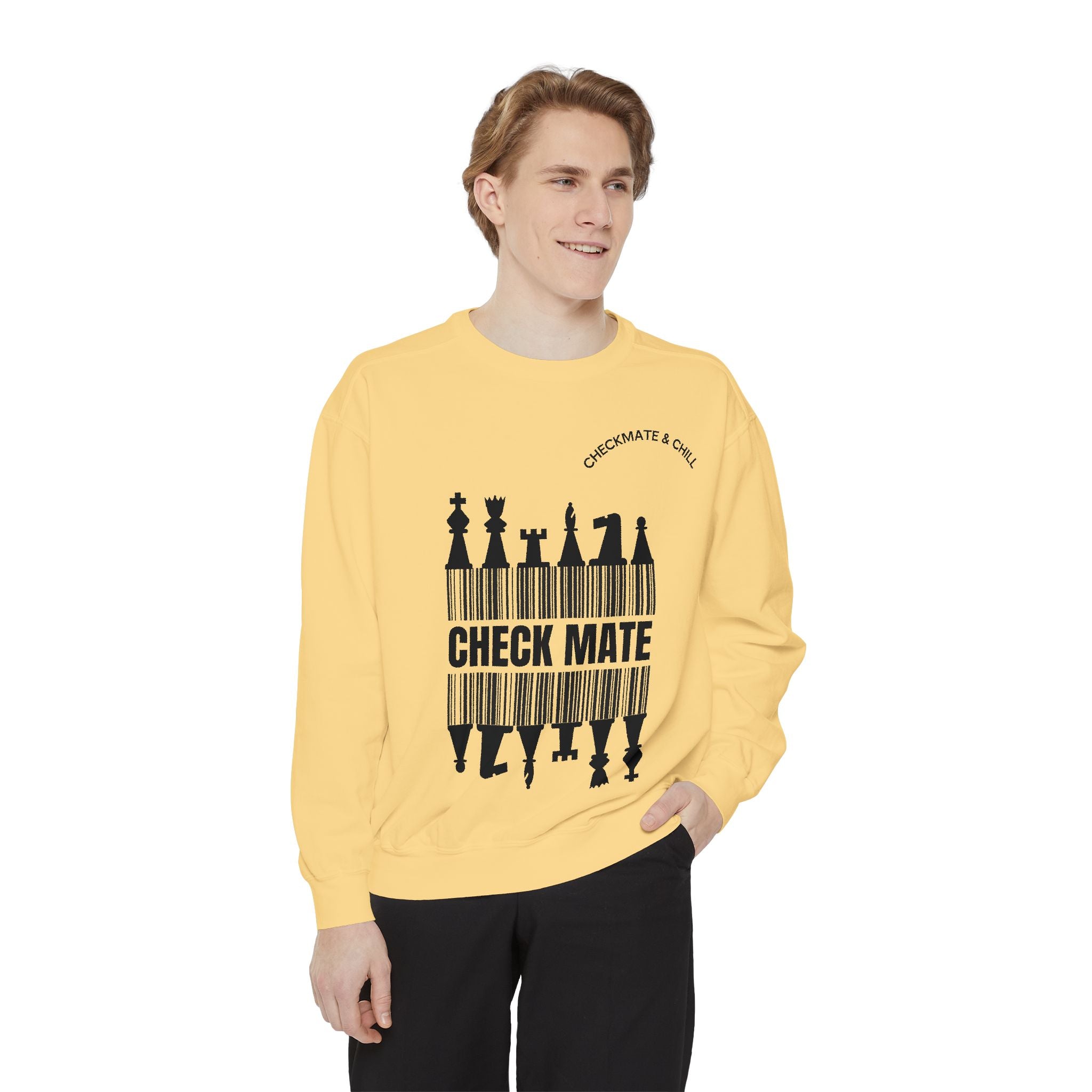Unisex Chess Checkmate Sweatshirt - Checkmate & Chill 