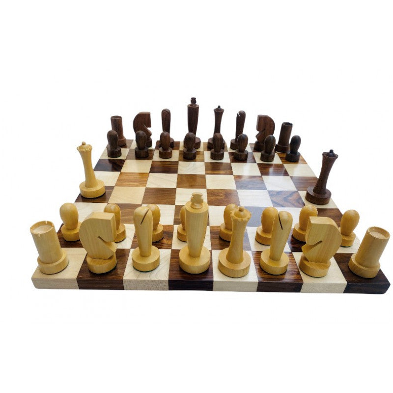 Jeu d'échecs Berliner 3,9" – Pièces en acacia avec plateau 40,6 cm en palissandre/érable