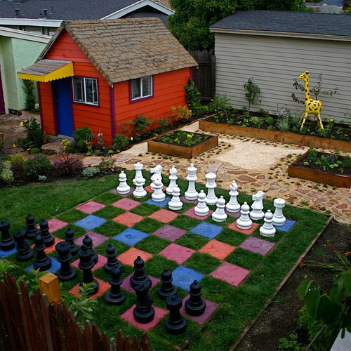 King Tall 25 Inch Giant Chess Pieces - Checkmate & Chill 