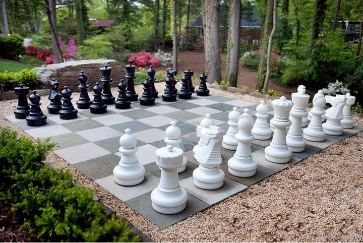 King Tall 25 Inch Giant Chess Pieces - Checkmate & Chill 