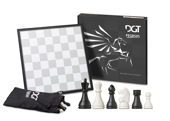 DGT Pegasus Electronic Chessboard – Wireless Bluetooth E-Board for Online Play