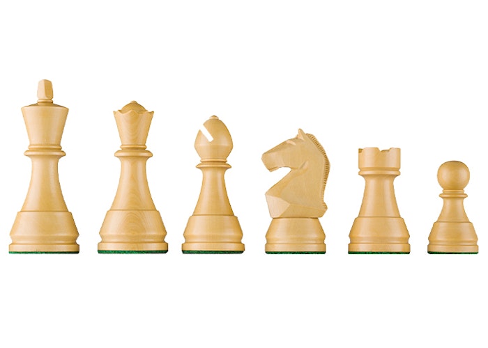 Modern Staunton Electronic Wooden Chess Pieces 3.7"