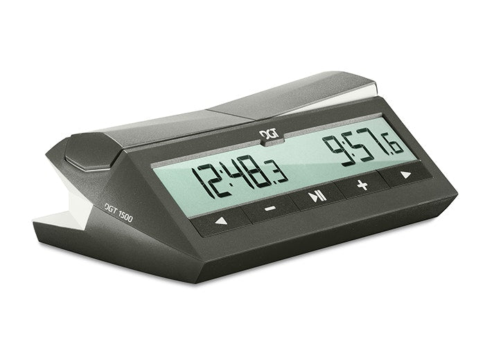 DGT1500 Digital Chess Clock – Precision Blitz & Rapid Timer (Grey)