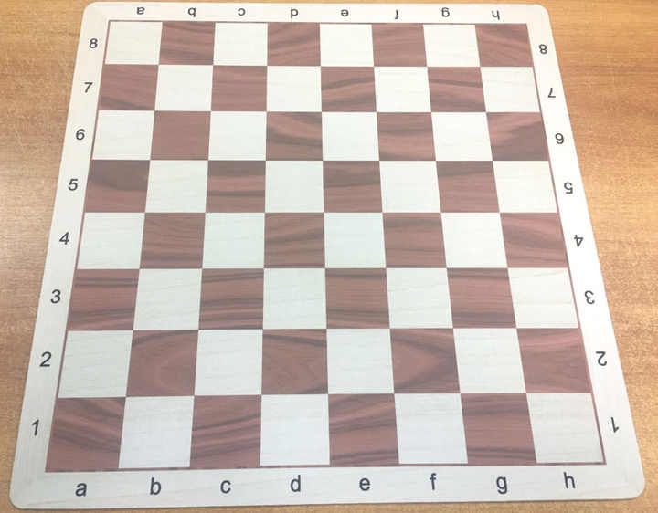Walnut & Maple Floppy Rubber MousePad Chess Board - Checkmate & Chill 