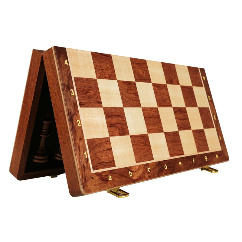 Chess Set Top Grade Wooden Folding Big Traditional