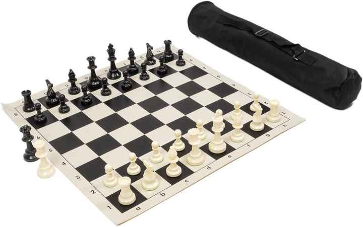 High-Quality Canvas Archers Tube Chess Set Bag - Checkmate & Chill 