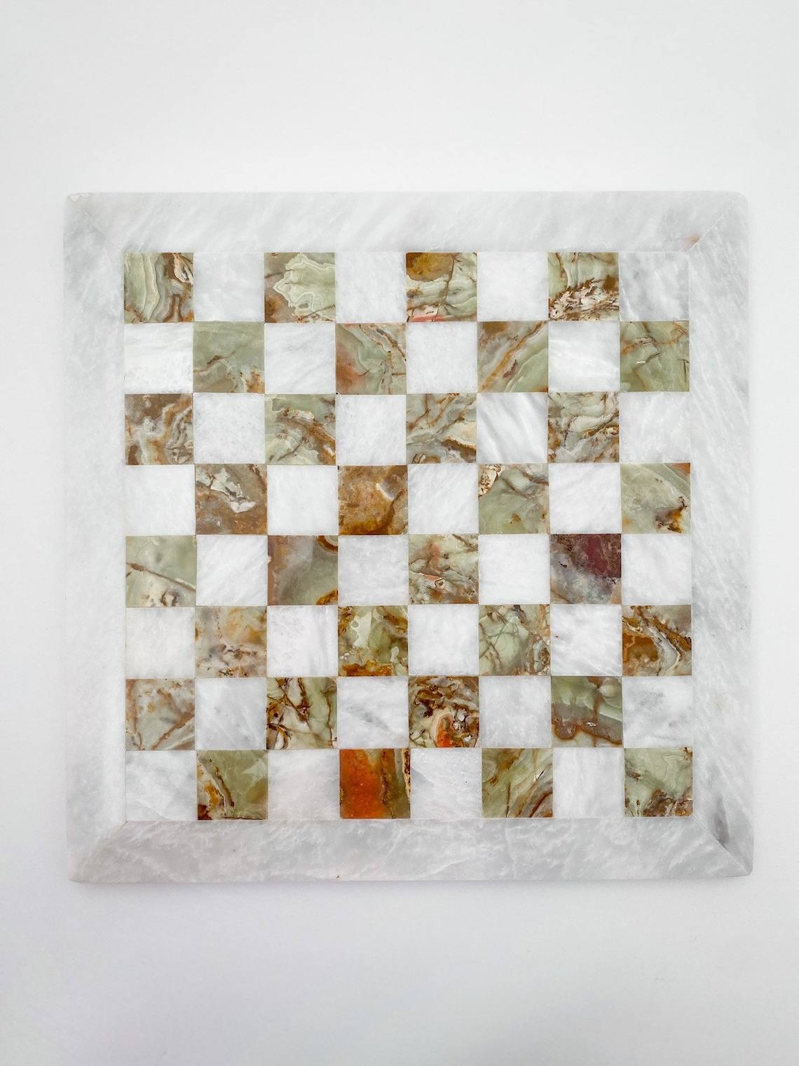 Customized Nordic Modern Luxury Chess Marble Chessboard Decoration