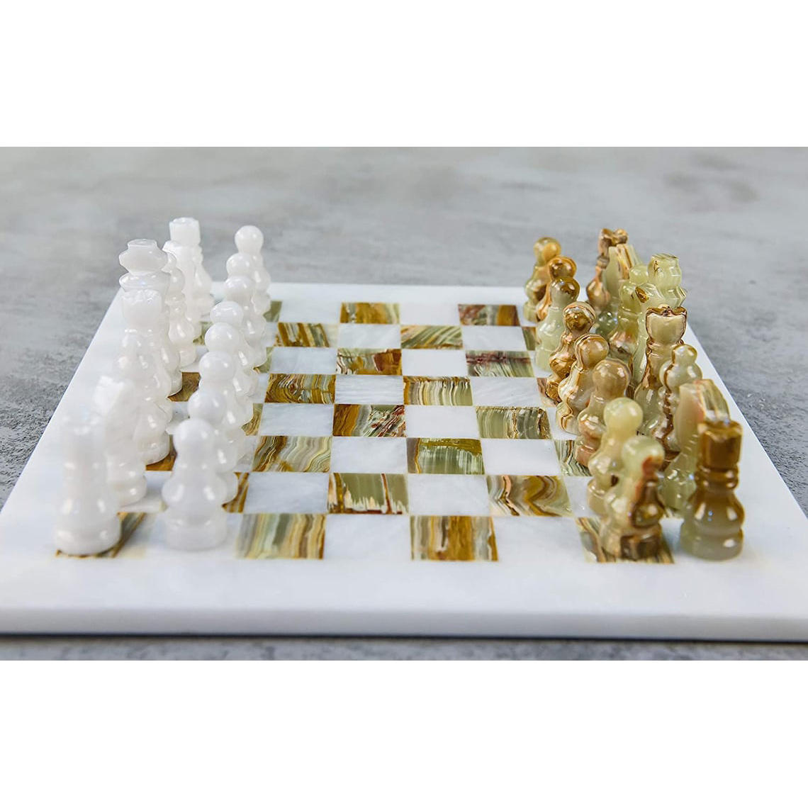 Customized Nordic Modern Luxury Chess Marble Chessboard Decoration
