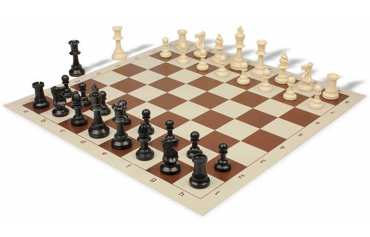 Tournament Standard Club Chess Set & Board - Checkmate & Chill 