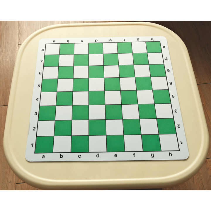 Green+Black line Floppy Rubber MousePad Chess Board - Checkmate & Chill 