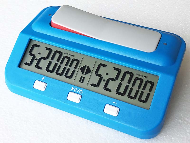 Basic Digital Chess Clock & Timer with Bonus & Delay - Checkmate & Chill 