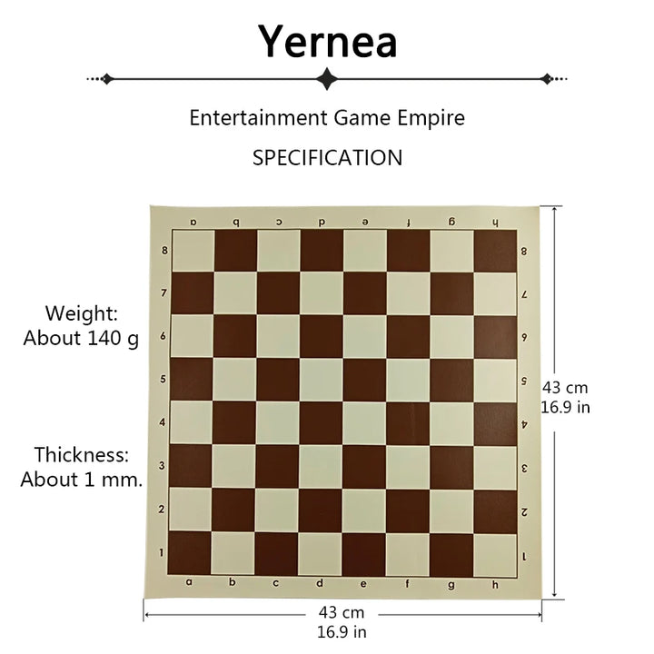 High-quality Chessboard Set 43*43 cm PVC Chess Game