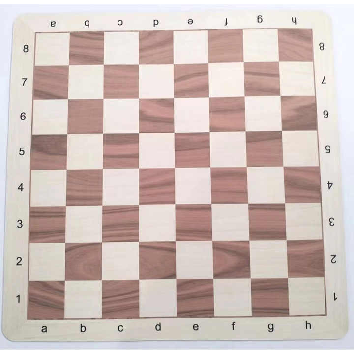 Walnut & Maple Floppy Rubber MousePad Chess Board - Checkmate & Chill 
