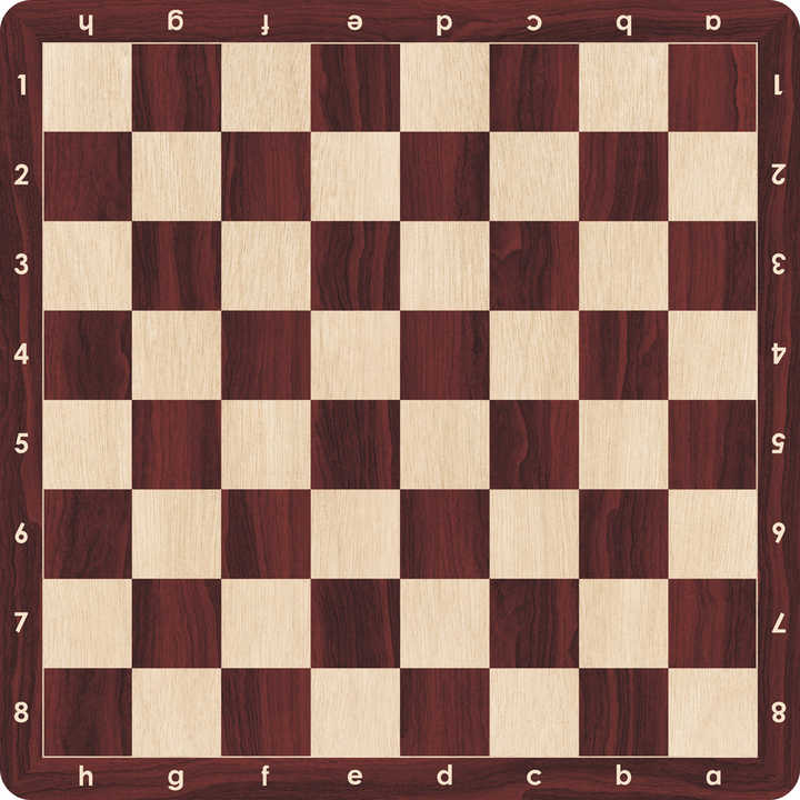Rosewood & Maple Floppy Rubber Mouse Pad Chess Board - Checkmate & Chill 