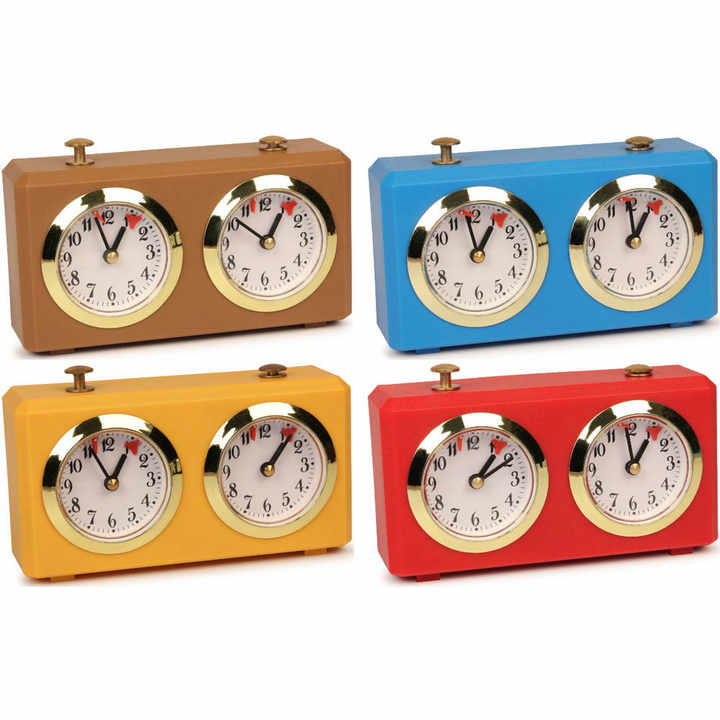 Club Special Plastic Analog Chess Clock - Checkmate & Chill 