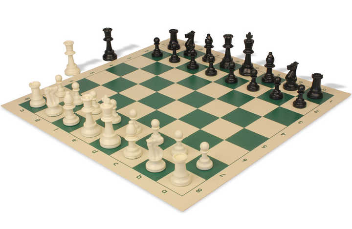 Tournament Standard Club Chess Set & Board - Checkmate & Chill 