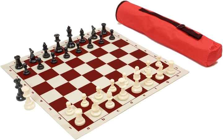 High-Quality Canvas Archers Tube Chess Set Bag - Checkmate & Chill 