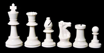 Basic Tournament Chess Set Combo – 3.75″ King | Vinyl Board + Bag