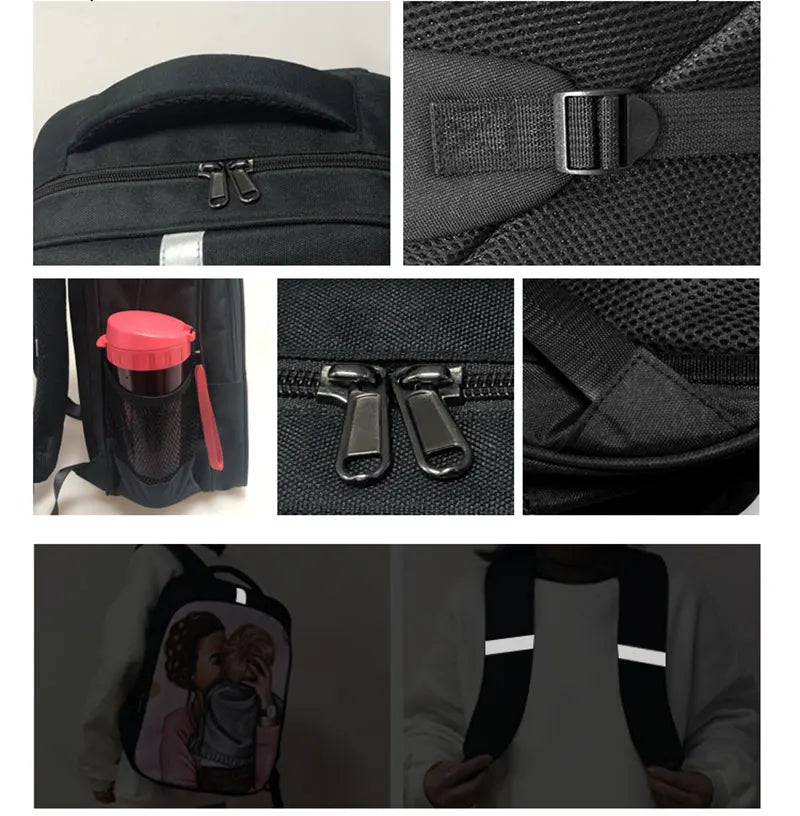 Chess Player Game Print Backpack for Teenager Cute Chess