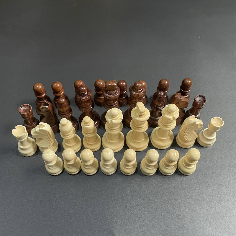 Large-sized wooden chess king pieces of 7.8cm/3inch