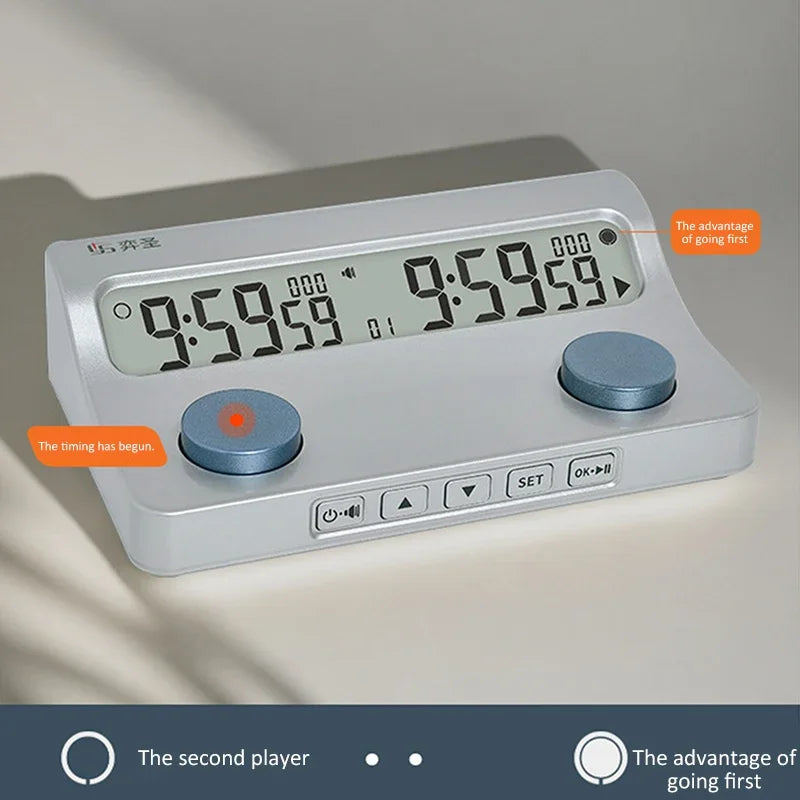 YS-905 Professional Chess Timer Clear and Long-Lasting Display Digital Chess