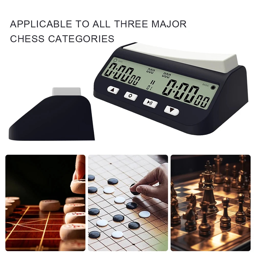 Versatile Chess Clock with Basic BONUS Delay and Positive Time Features