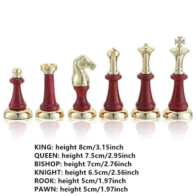 Extra-large chess 45cm/ 17.7-inch wooden folding chessboard