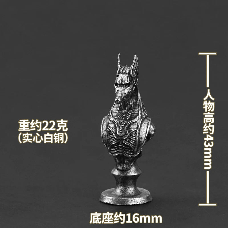 Solid Metal High-end Chess Ancient Egyptian Edition Board Game Piece