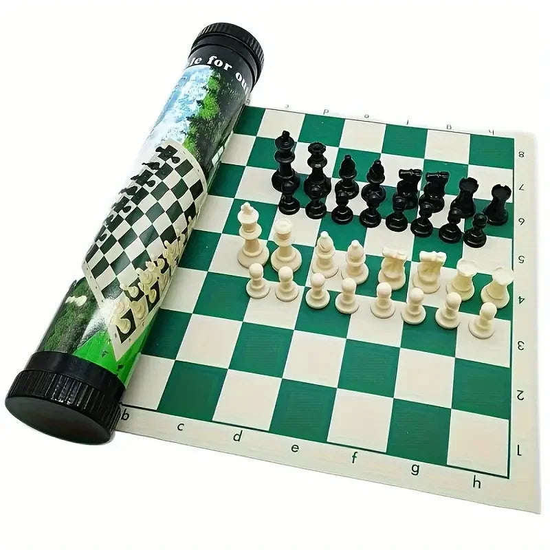 65/75/95mm Chess Pieces Set with Carrying Case Adult Children Chess