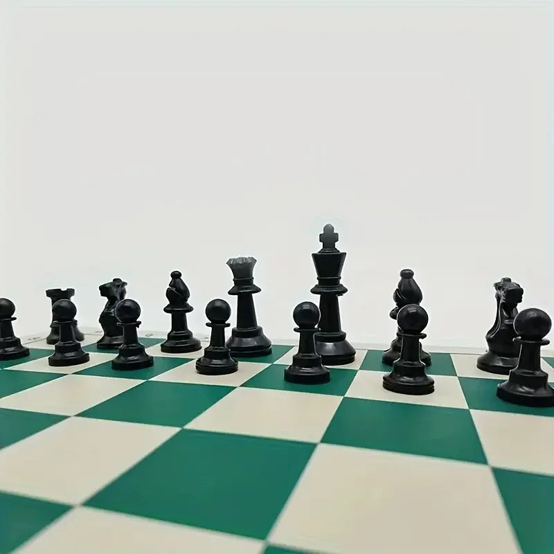 65/75/95mm Chess Pieces Set with Carrying Case Adult Children Chess