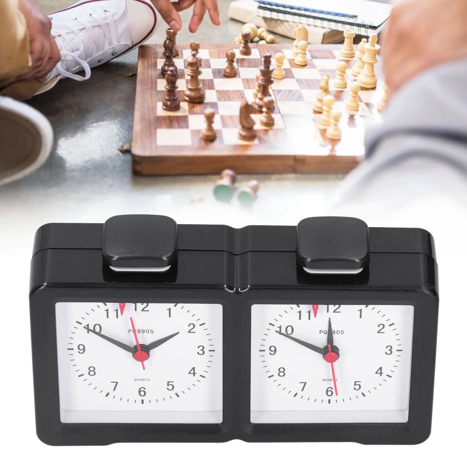 Multifunction Chess Analog Clock Count Up Count Down Timer Mute