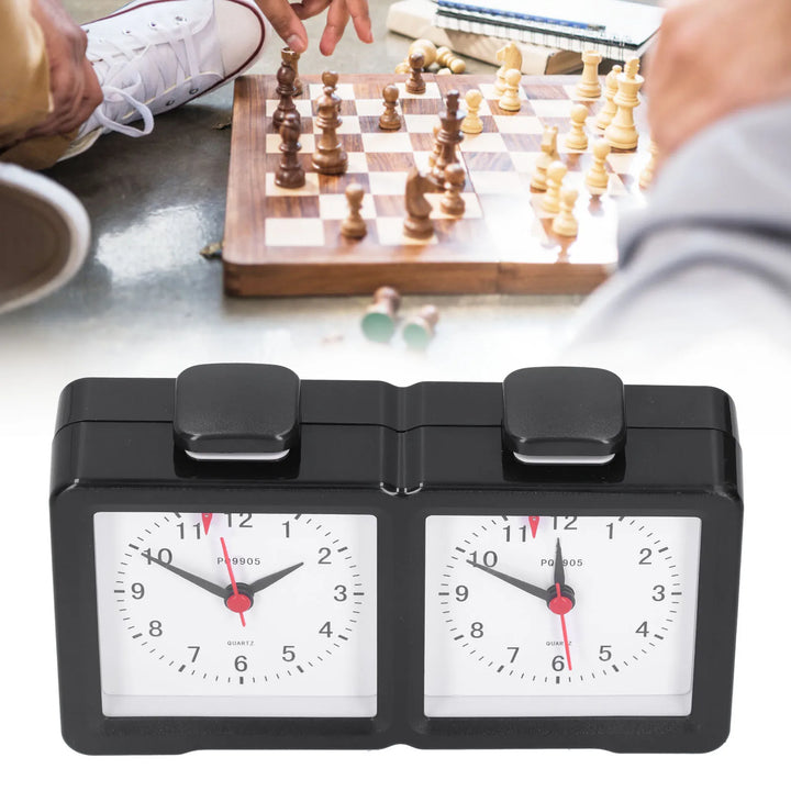 Multifunction Chess Analog Clock Count Up Count Down Timer Mute