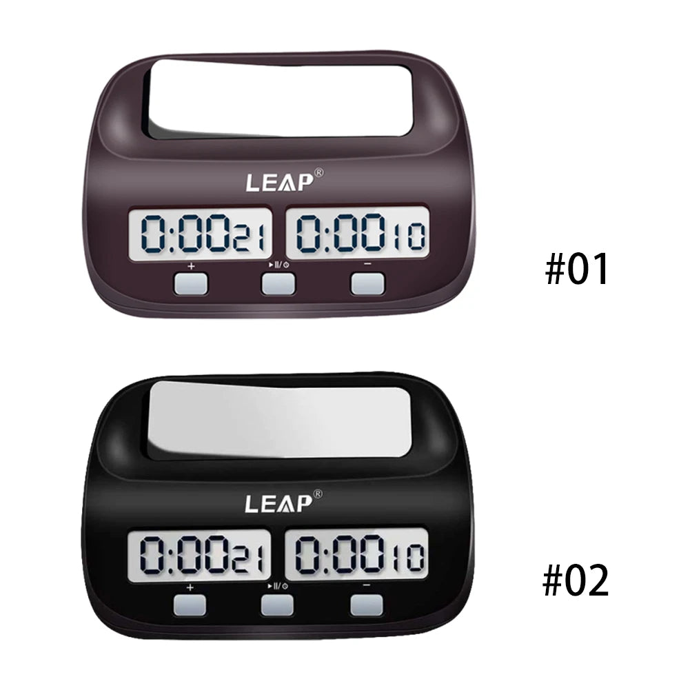 Professional Digital Chess Clock Battery Powered Chess Board Games