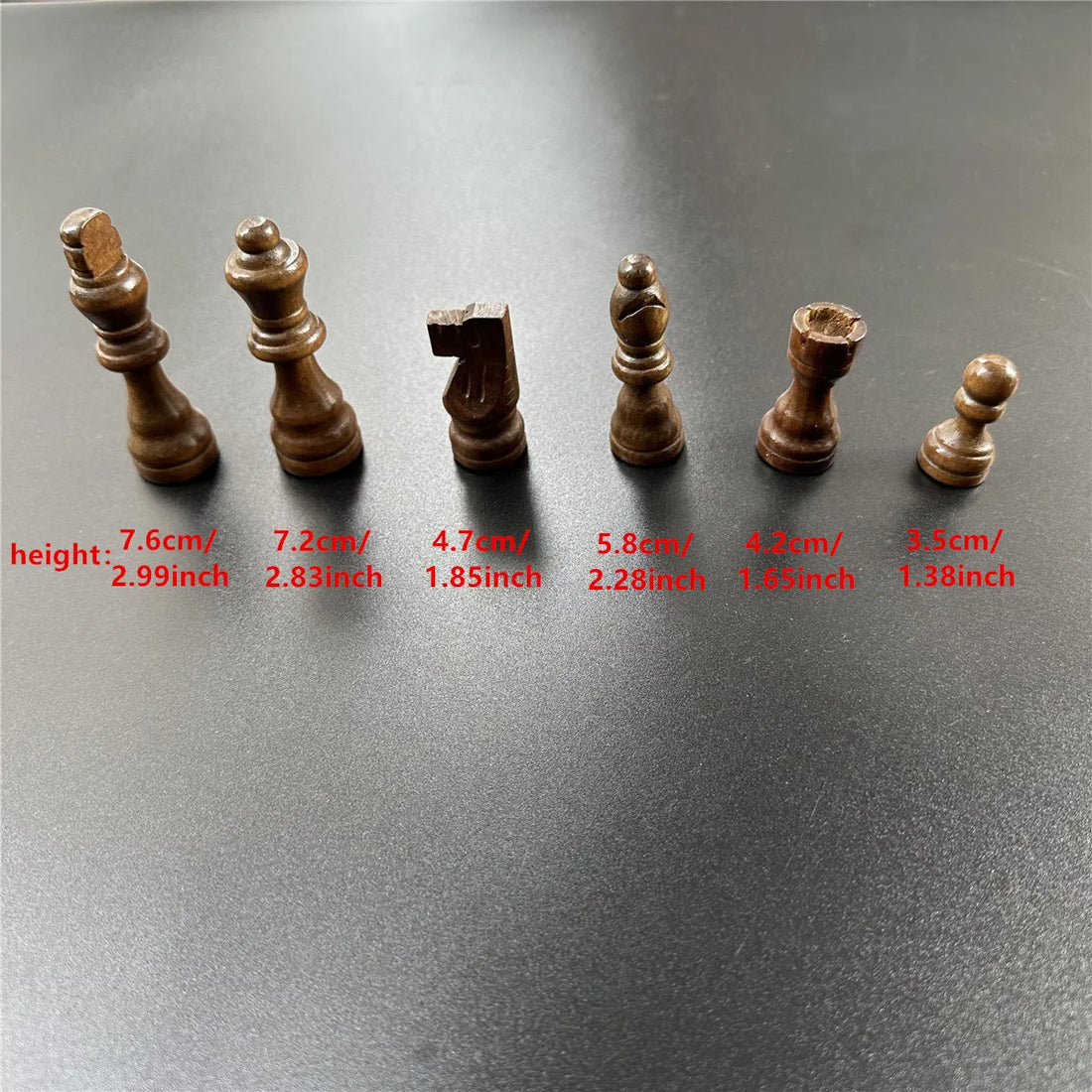 3inch Chess Pieces New Advanced Solid Wood Pieces Set 32 Pieces