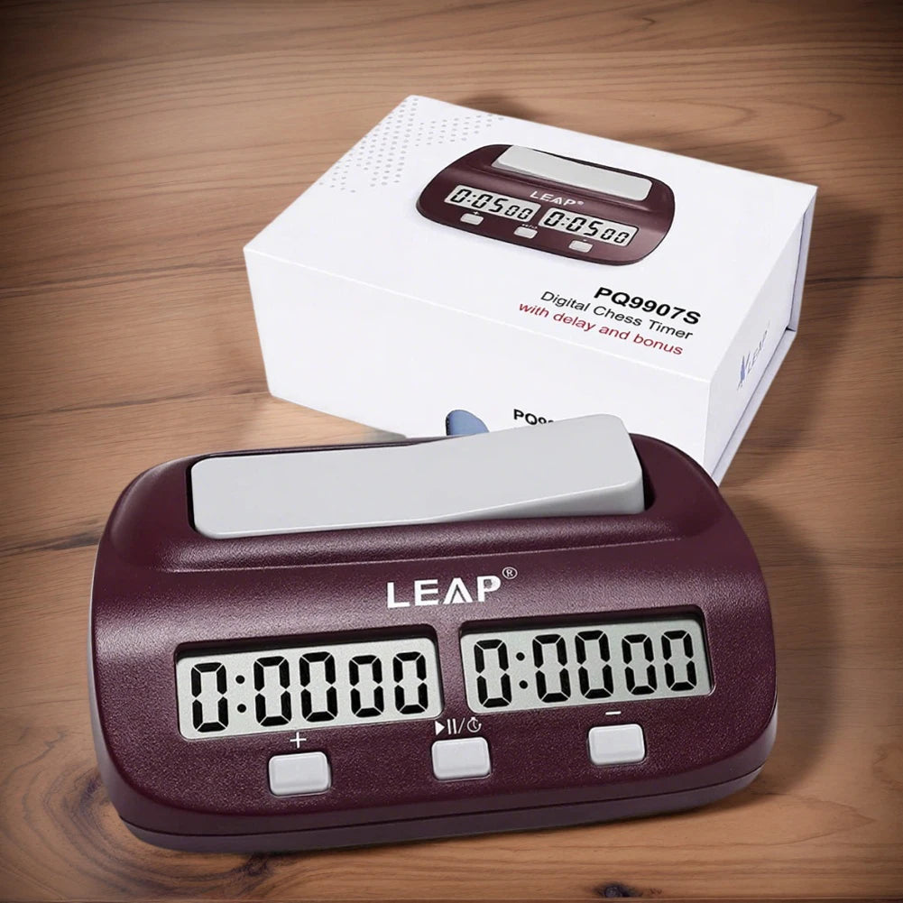 Professional Digital Chess Clock Battery Powered Chess Board Games