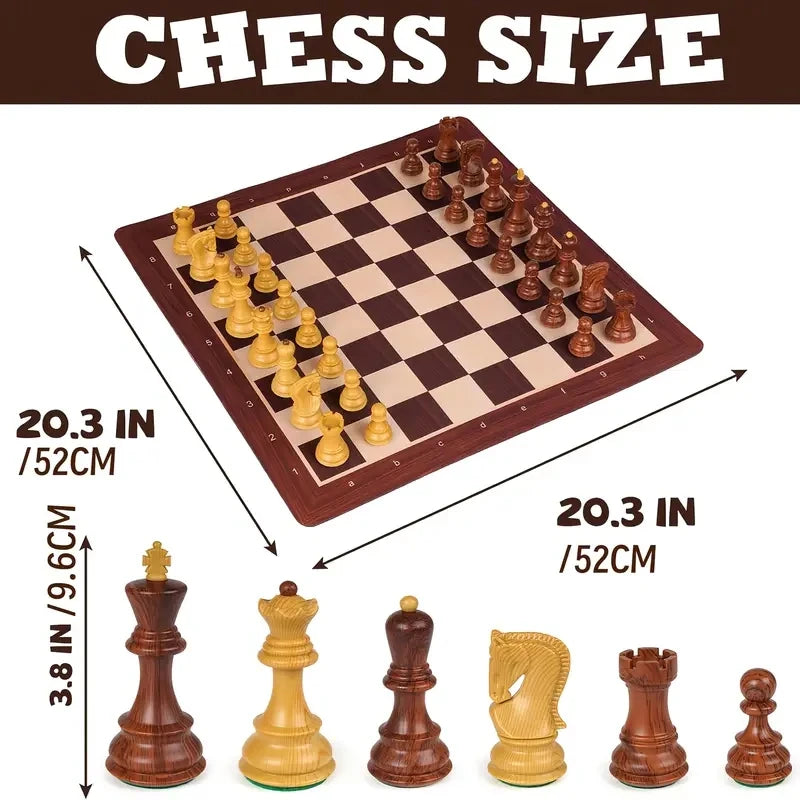 Luxurious large-sized chess set