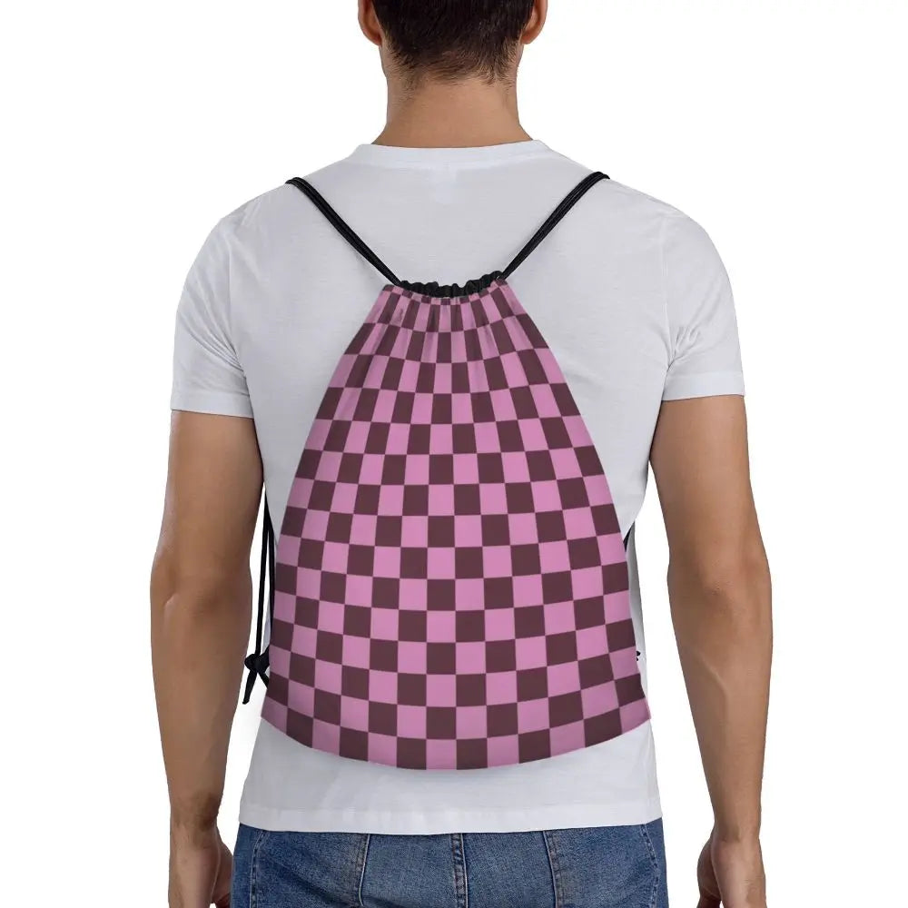 Custom Black And White Check Checkered Chess