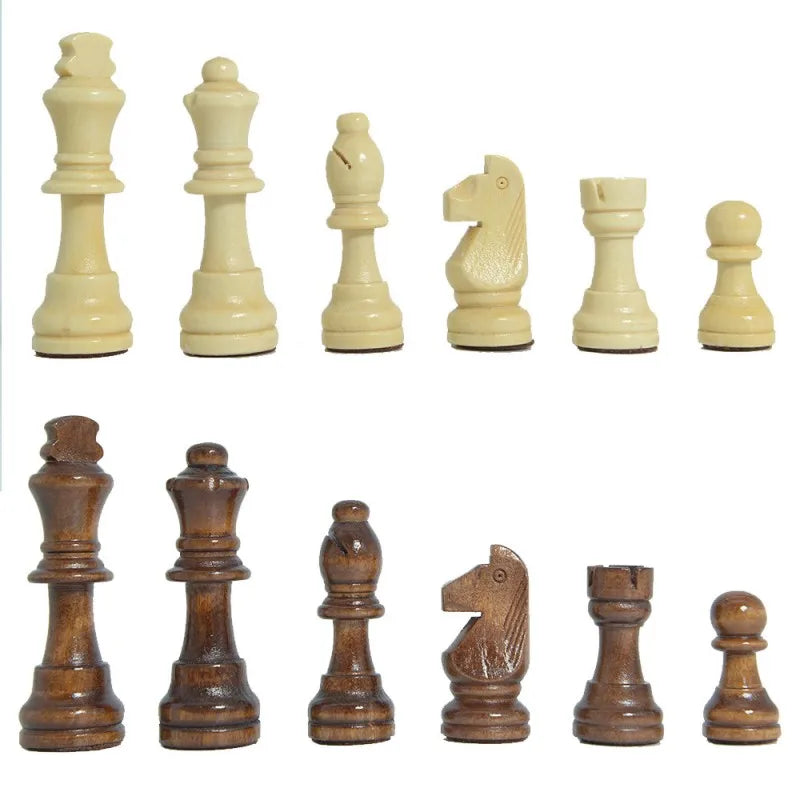 Magnetic Wooden Folding Chess Set