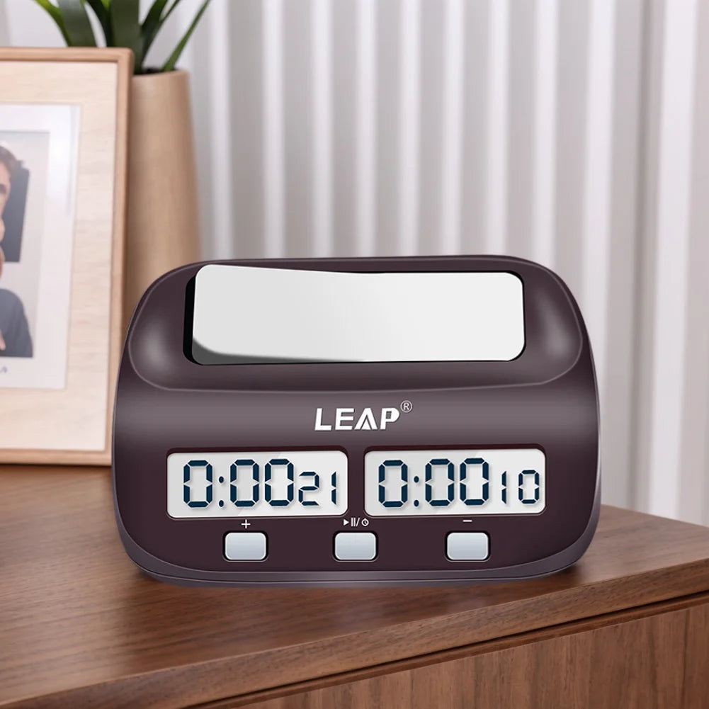 Professional Digital Chess Clock Battery Powered Chess Board Games