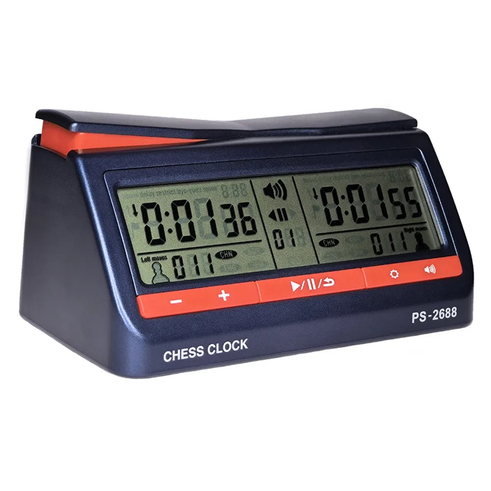 Digital Chess Clock LCD Screen ABS International Checkers Timer