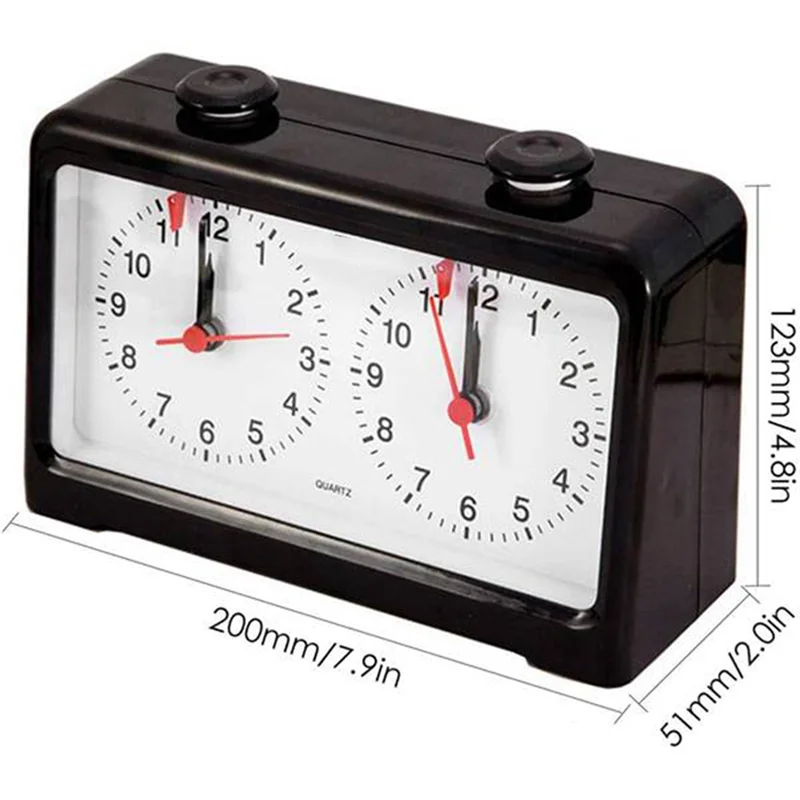 AT13 Chess Clock Timer, Fashion Mechanical Chess Clock