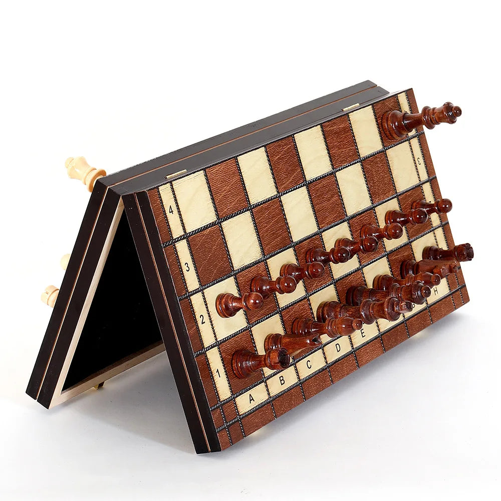 Magnetic Chess, Checkers and Backgammon Set