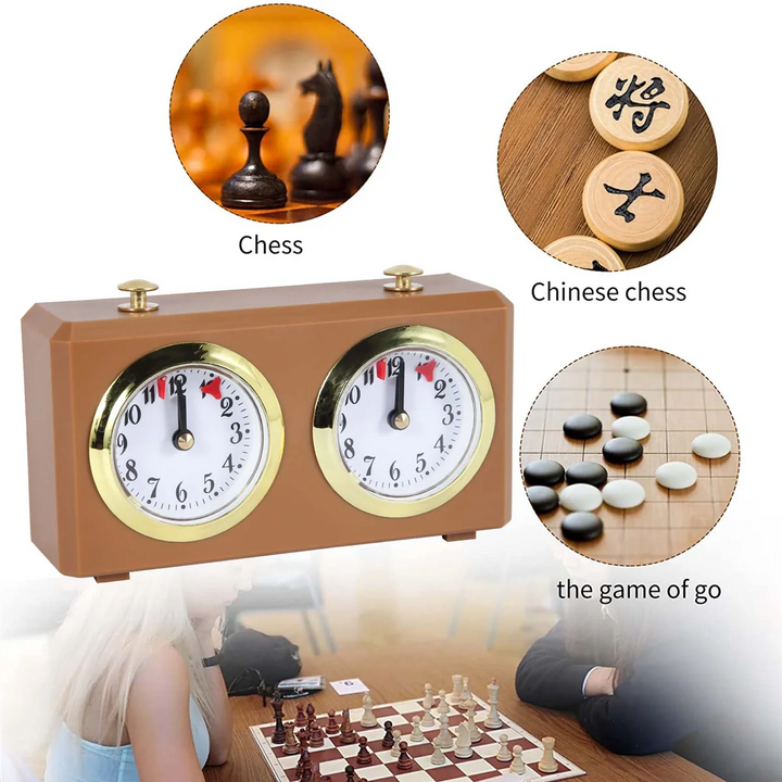 ABNH Mechanical Chess Clock Analog for Chess Game Timer Clock