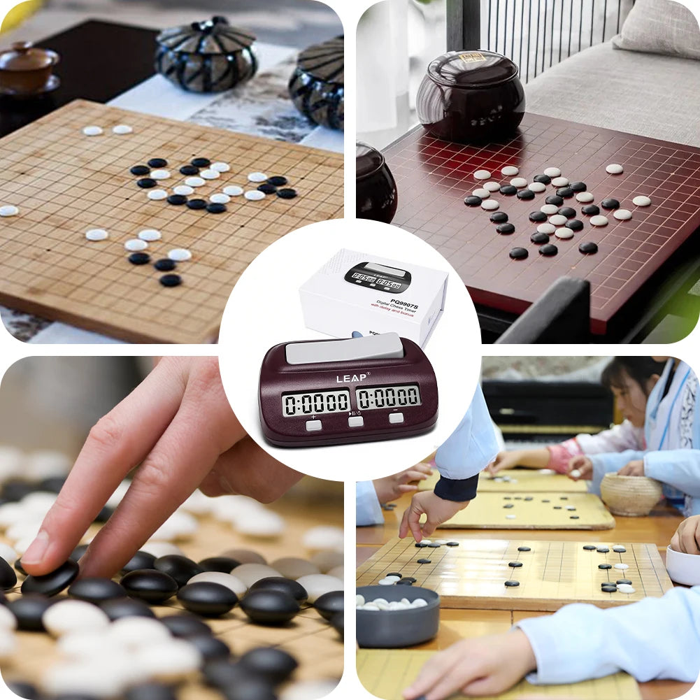 Professional Digital Chess Clock Battery Powered Chess Board Games