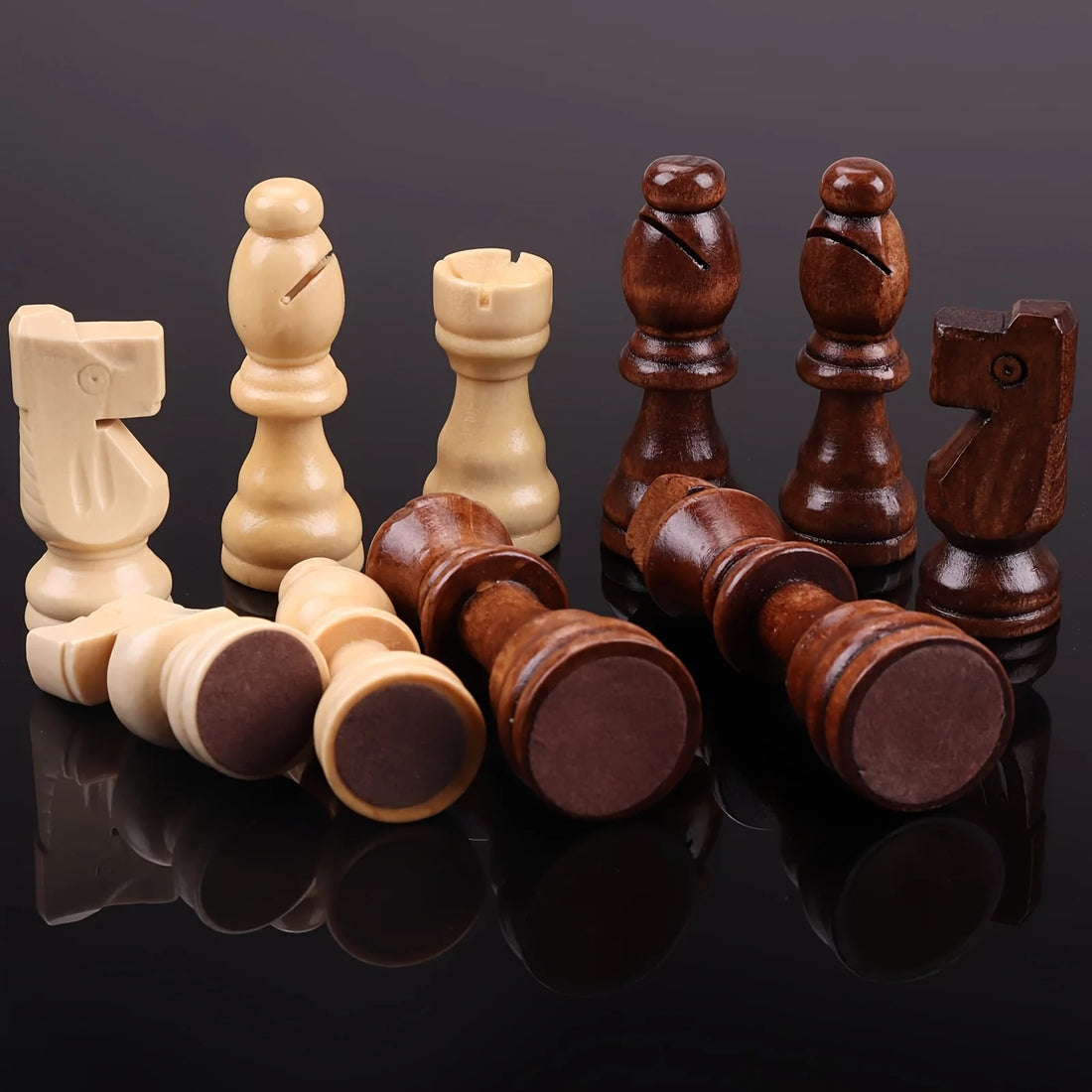 7.8cm/ 3-inch new high-end solid wood chess piece set