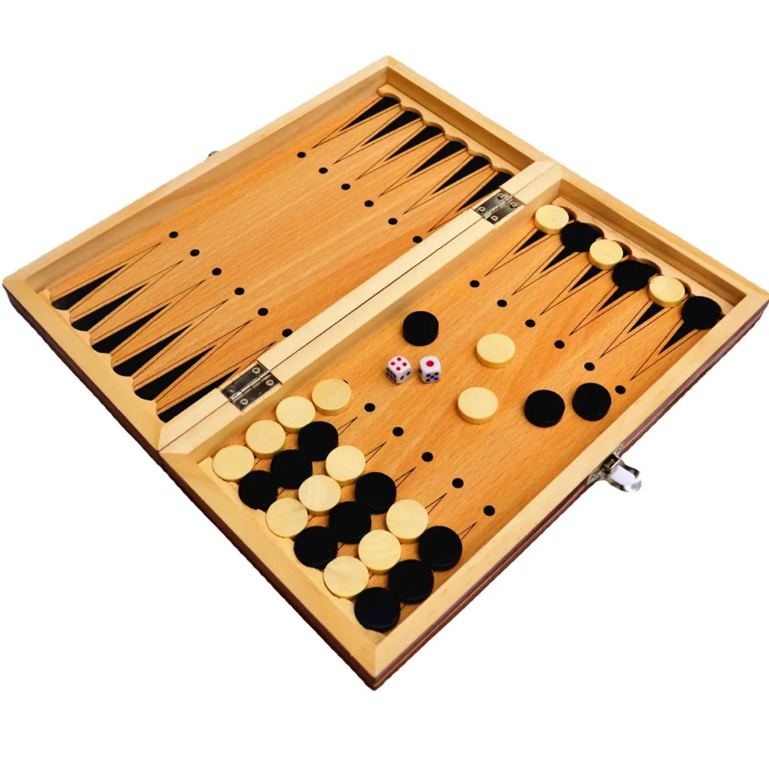 Folding Wooden Portable Chess Game Board Wooden Chess Board