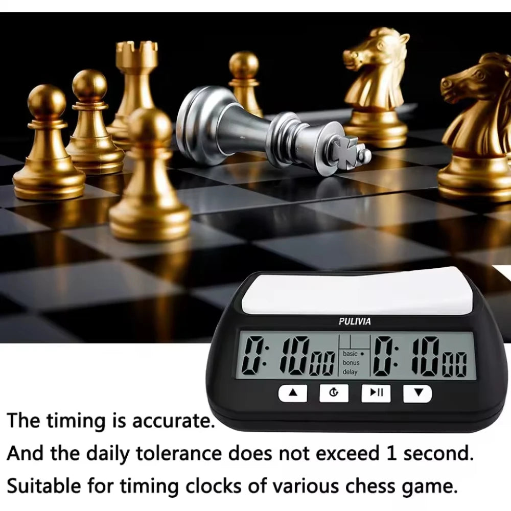 Tournament Grade Chess Clock with Count Up/Down