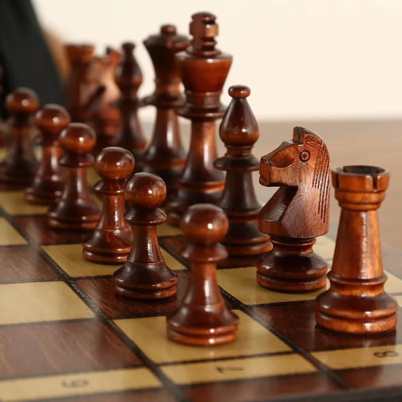 Magnetic Chess, Checkers and Backgammon Set